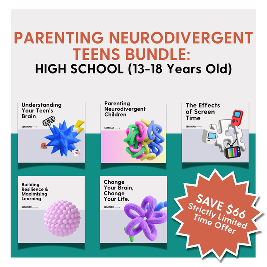 Parenting Neurodivergent Teens Bundle (High School: 13-18 Years Old)